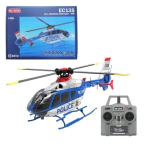 RC ERA C123 EC135 1:36 Flybarless Brushless RC Helicopter RTF with Optical Flow & Altitude Hold