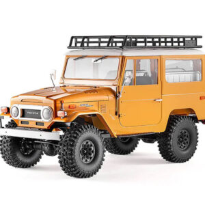 FMS 1/10 RC Crawler FJ40 Toyota Land Cruiser, Model Car Hobby 4x4 Offroad RC Rock Crawler with Remote Control Lighting (Blue)