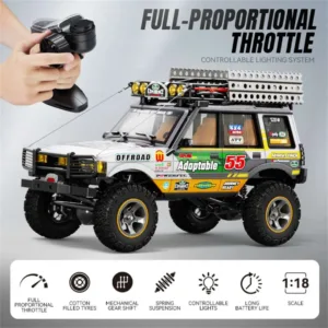 JXC LR1801 1/18 4WD RC Rock Crawler – Dual Speed Off-Road RTR Car